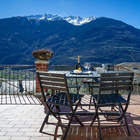 Poggiridenti Panoramic Apartment Italian Alps Valtellina Near Sondrio, Tirano מראה חיצוני תמונה