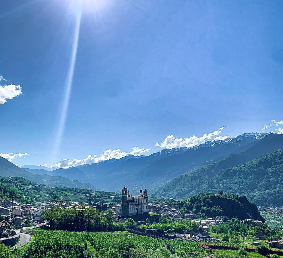 Poggiridenti Panoramic Apartment Italian Alps Valtellina Near Sondrio, Tirano מראה חיצוני תמונה