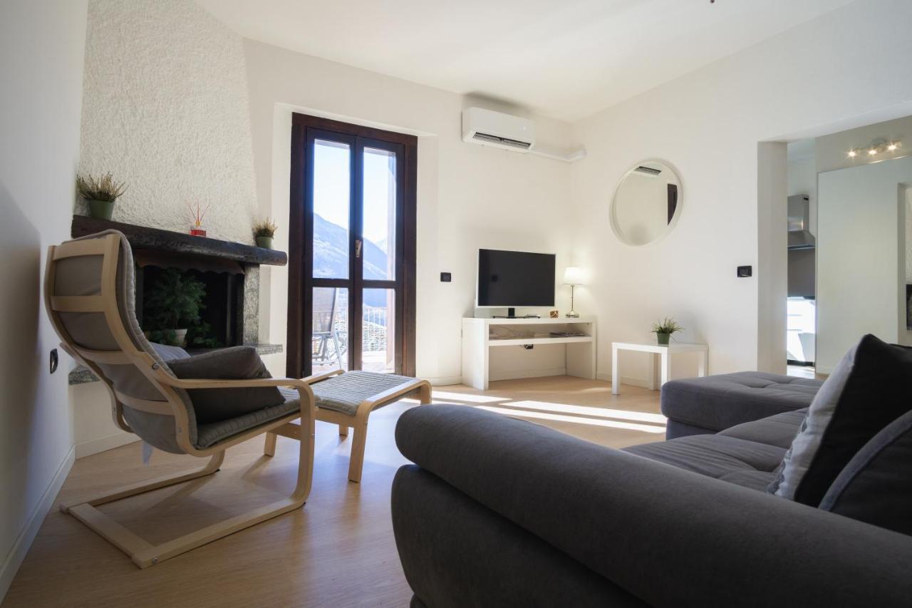 Poggiridenti Panoramic Apartment Italian Alps Valtellina Near Sondrio, Tirano מראה חיצוני תמונה
