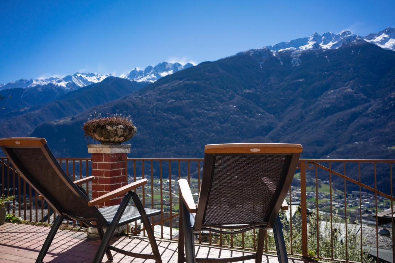 Poggiridenti Panoramic Apartment Italian Alps Valtellina Near Sondrio, Tirano מראה חיצוני תמונה
